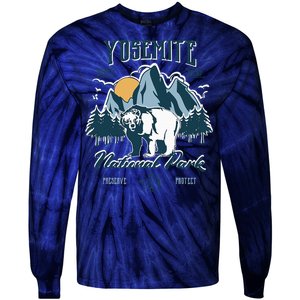 California National Park Yosemite National Park Tie-Dye Long Sleeve Shirt