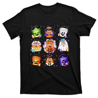 Chicken Nuggets Pumpkin Halloween 90S Vintage T-Shirt