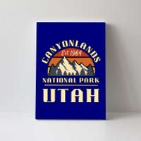 Canyonlands National Park Utah Mountain Hiking Retro Gift Canvas