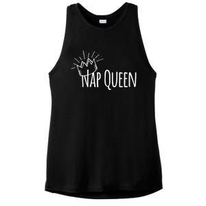 Cute Nap Queen Gift Ladies PosiCharge Tri-Blend Wicking Tank