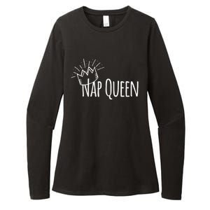 Cute Nap Queen Gift Womens CVC Long Sleeve Shirt