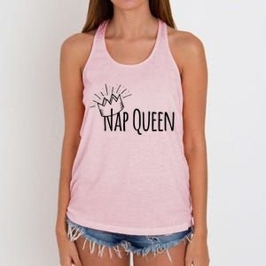 Cute Nap Queen Gift Women's Knotted Racerback Tank