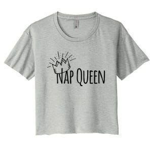 Cute Nap Queen Gift Women's Crop Top Tee