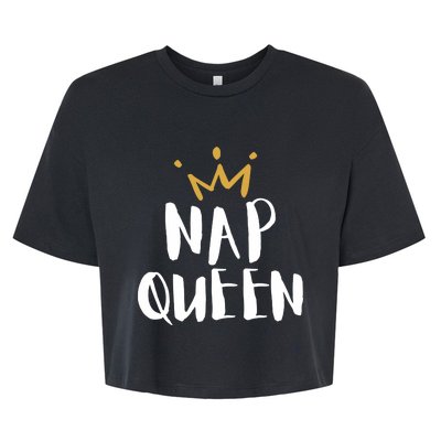 Crown Nap Queen Bella+Canvas Jersey Crop Tee