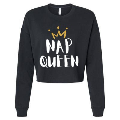 Crown Nap Queen Cropped Pullover Crew