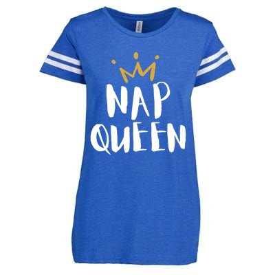 Crown Nap Queen Enza Ladies Jersey Football T-Shirt