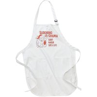 Christmas Narcan Retro Santa Carry Narcan Harm Reduction Full-Length Apron With Pockets