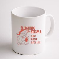 Christmas Narcan Retro Santa Carry Narcan Harm Reduction Coffee Mug