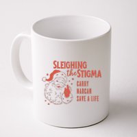 Christmas Narcan Retro Santa Carry Narcan Harm Reduction Coffee Mug