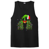 Christmas Nurse Respiratory Therapist Lung Xmas Lights PosiCharge Competitor Tank