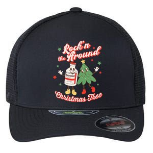 Christmas Nurse Rocn Around The Christmas Tree NICU L&D Flexfit Unipanel Trucker Cap