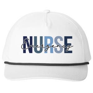 Cute Nurse Retro Leopard Print Emergency Nurse Cool Gift Snapback Five-Panel Rope Hat