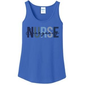 Cute Nurse Retro Leopard Print Emergency Nurse Cool Gift Ladies Essential Tank