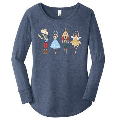 Christmas Nutcracker Rat/Mouse King Soldier Princess Family Women's Perfect Tri Tunic Long Sleeve Shirt