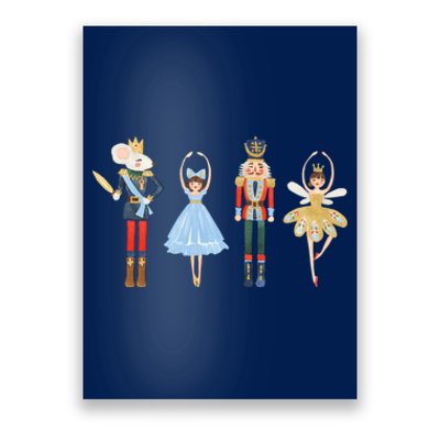 Christmas Nutcracker Rat/Mouse King Soldier Princess Family Poster