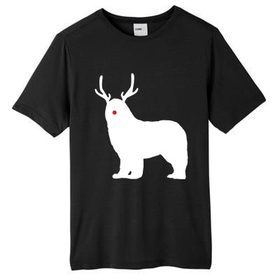 Christmas Newfoundland Reindeer Newfie Dog Gift Tall Fusion ChromaSoft Performance T-Shirt