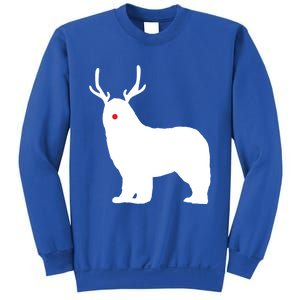 Christmas Newfoundland Reindeer Newfie Dog Gift Sweatshirt