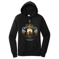 Country Nashville Retro Graphic Guitar Women's Pullover Hoodie