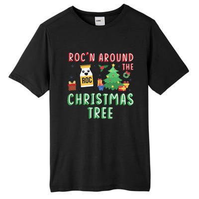 Christmas Nurse Rocn Around The Christmas Tree Funny Xmas Tall Fusion ChromaSoft Performance T-Shirt