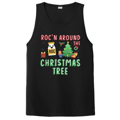 Christmas Nurse Rocn Around The Christmas Tree Funny Xmas PosiCharge Competitor Tank