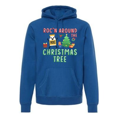 Christmas Nurse Rocn Around The Christmas Tree Funny Xmas Premium Hoodie