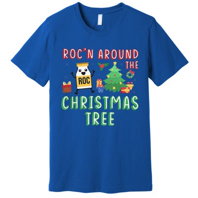 Christmas Nurse Rocn Around The Christmas Tree Funny Xmas Premium T-Shirt