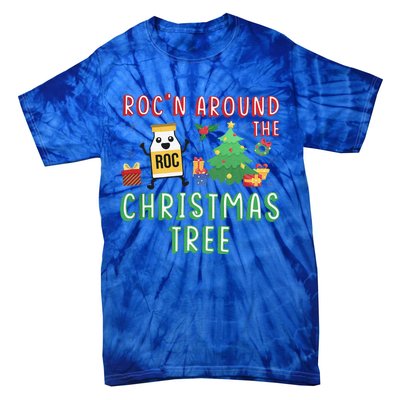 Christmas Nurse Rocn Around The Christmas Tree Funny Xmas Tie-Dye T-Shirt