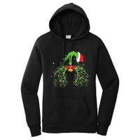 Christmas Nurse Respiratory Therapist Lung Xmas Lights Women's Pullover Hoodie