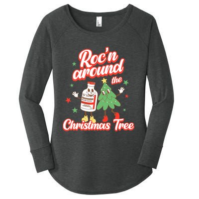 Christmas Nurse Roc'n Around The Christmas Tree NICU L'D Women's Perfect Tri Tunic Long Sleeve Shirt