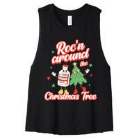 Christmas Nurse Roc'n Around The Christmas Tree NICU L'D Women's Racerback Cropped Tank