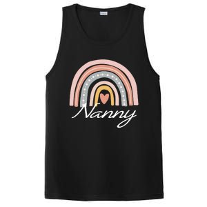 Cute Nanny Rainbow Grandma Christmas Mothers Day Gift PosiCharge Competitor Tank