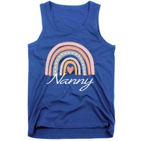 Cute Nanny Rainbow Grandma Christmas Mothers Day Gift Tank Top