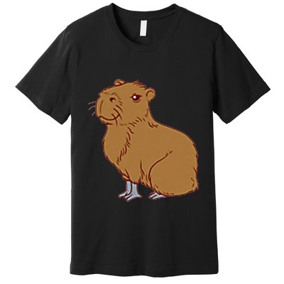 Capybara Native Rodent Lover Animal Premium T-Shirt