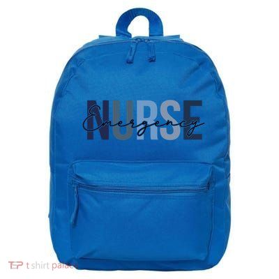 Cute Nurse Retro Leopard Print Emergency Nurse Cool Gift 16 in Basic Backpack