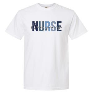 Cute Nurse Retro Leopard Print Emergency Nurse Cool Gift Garment-Dyed Heavyweight T-Shirt