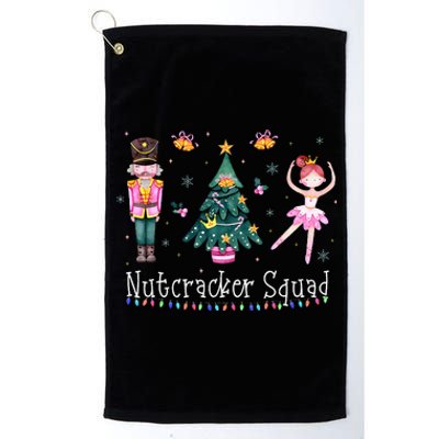 Christmas Nutcracker Squad Ballet Dance Platinum Collection Golf Towel