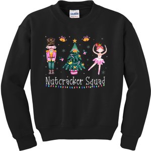 Christmas Nutcracker Squad Ballet Dance Kids Sweatshirt