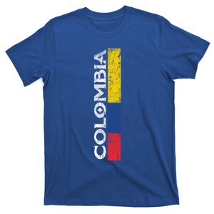 Colombia National Soccer Team Pride Flag Colombian Cool Gift T-Shirt