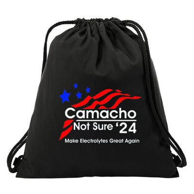 Camacho Not Sure For President 2024 Drawstring Bag