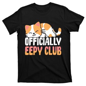 Cat Nap Sleeping Eepy Cat Lovers T-Shirt