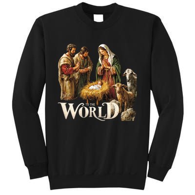 Classic Nativity Scene Religious Christmas Sweatshirt