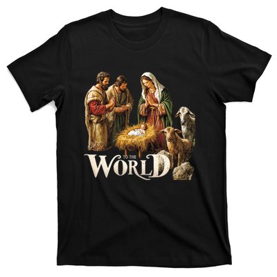 Classic Nativity Scene Religious Christmas T-Shirt