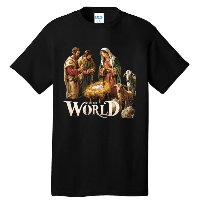 Classic Nativity Scene Religious Christmas Tall T-Shirt