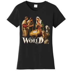 Classic Nativity Scene Religious Christmas Women's T-Shirt