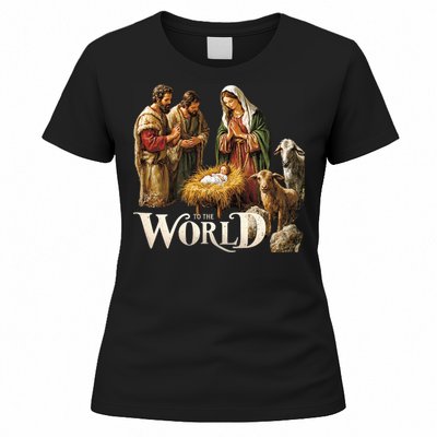 Classic Nativity Scene Religious Christmas Women's T-Shirt