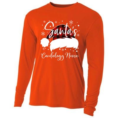 Cardiology Nurse Santas Favorite Nurse Cardiology Nurse Elf Cute Gift Cooling Performance Long Sleeve Crew