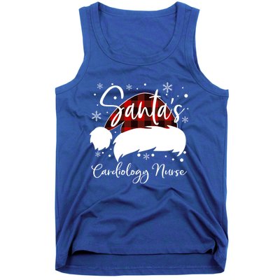 Cardiology Nurse Santas Favorite Nurse Cardiology Nurse Elf Cute Gift Tank Top