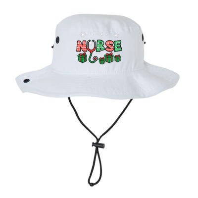 Christmas Nurse Stethoscope Xmas Nursing Scrub Top Rn Women Legacy Cool Fit Booney Bucket Hat