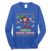 Cardiac Nurse Squad Dabbing Elf Christmas Sweater Ugly Merry Gift Long Sleeve Shirt