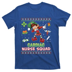 Cardiac Nurse Squad Dabbing Elf Christmas Sweater Ugly Merry Gift T-Shirt